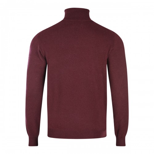 DARK RED CASHMERE KNITWEAR 2