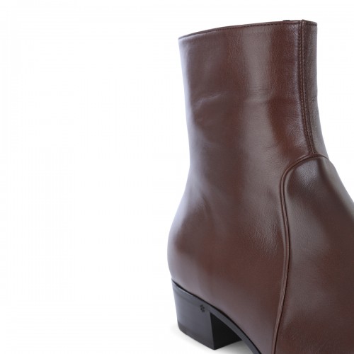 BROWN LEATHER BOOTS