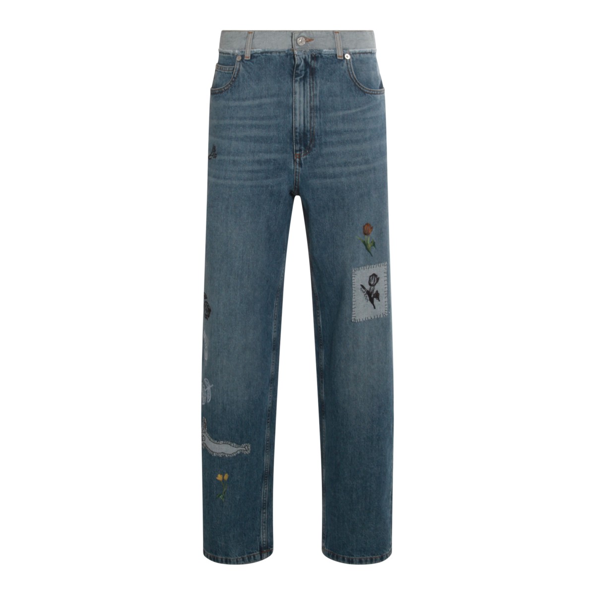 BLUE COTTON JEANS