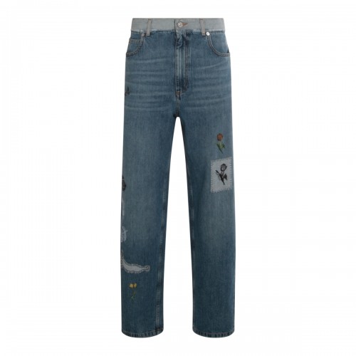 BLUE COTTON JEANS
