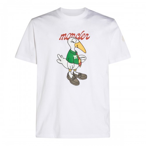 WHITE COTTON T-SHIRT