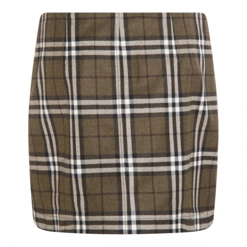BROWN WOOL SKIRT 2