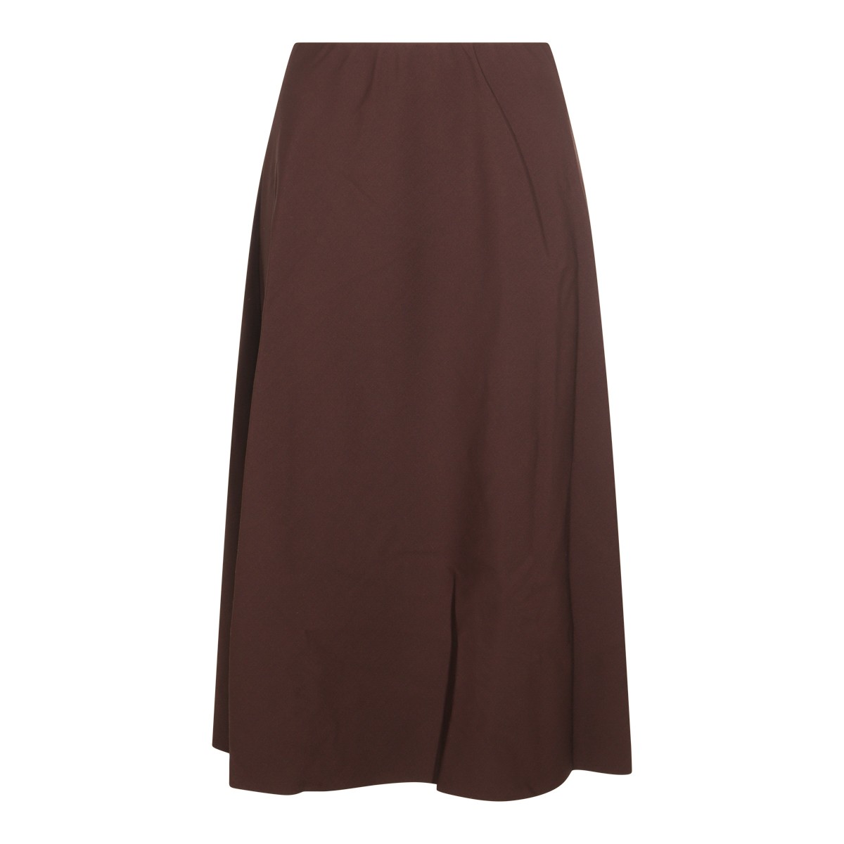 BURGUNDY COTTON SKIRT