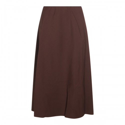 BURGUNDY COTTON SKIRT