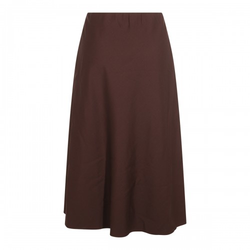 BURGUNDY COTTON SKIRT