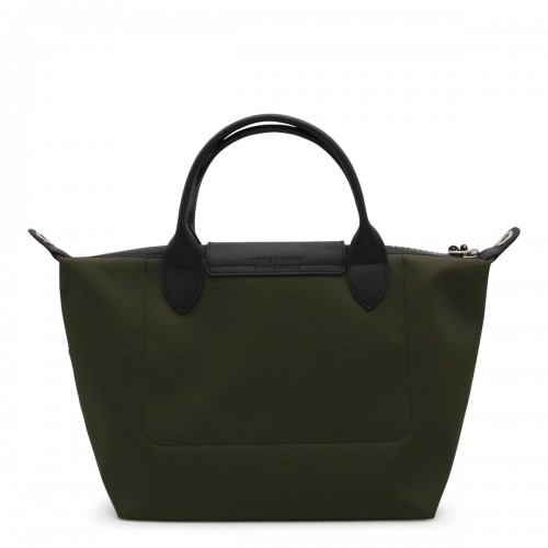 GREEN LEATHER LE PLIAGE ENERGY S TOTE BAG