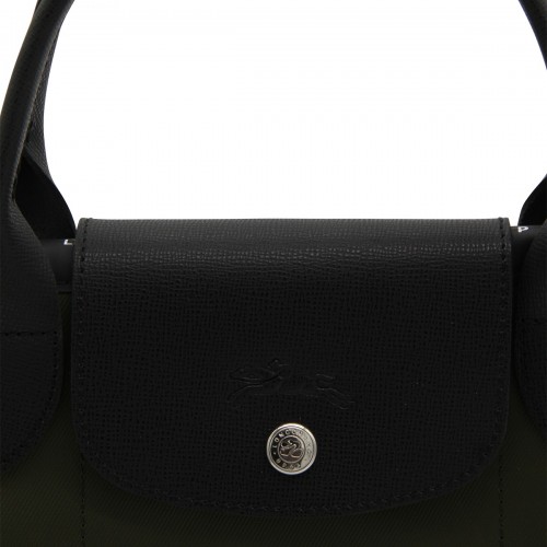 GREEN LEATHER LE PLIAGE ENERGY S TOTE BAG