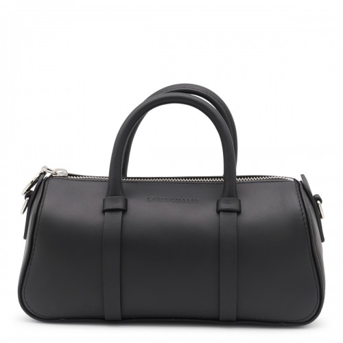 BLACK LEATHER S DAYLONG TOP HANDLE BAG