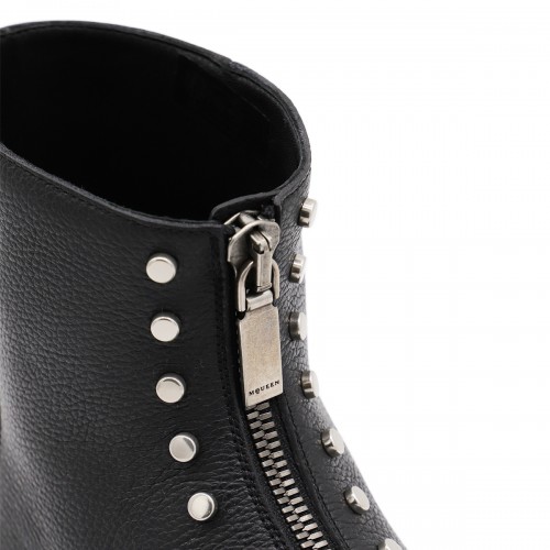 BLACK LEATHER BOOTS