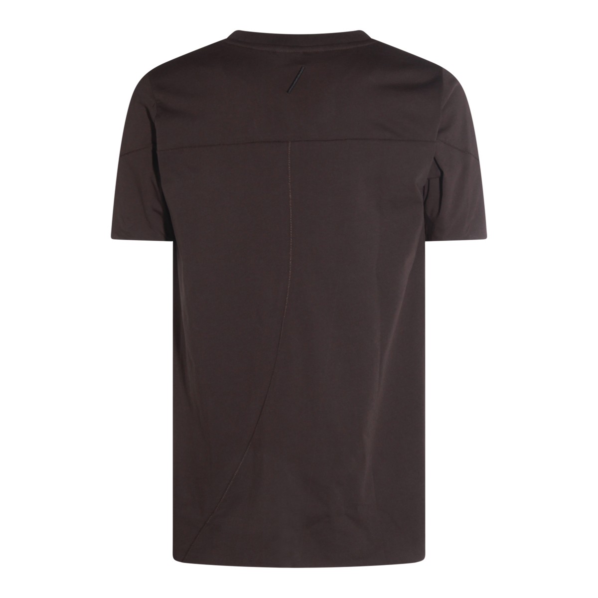 BROWN COTTON T-SHIRT