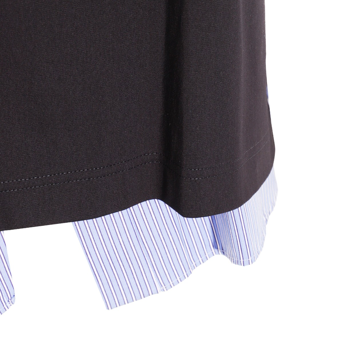 NAVY AND BLUE COTTON T-SHIRT