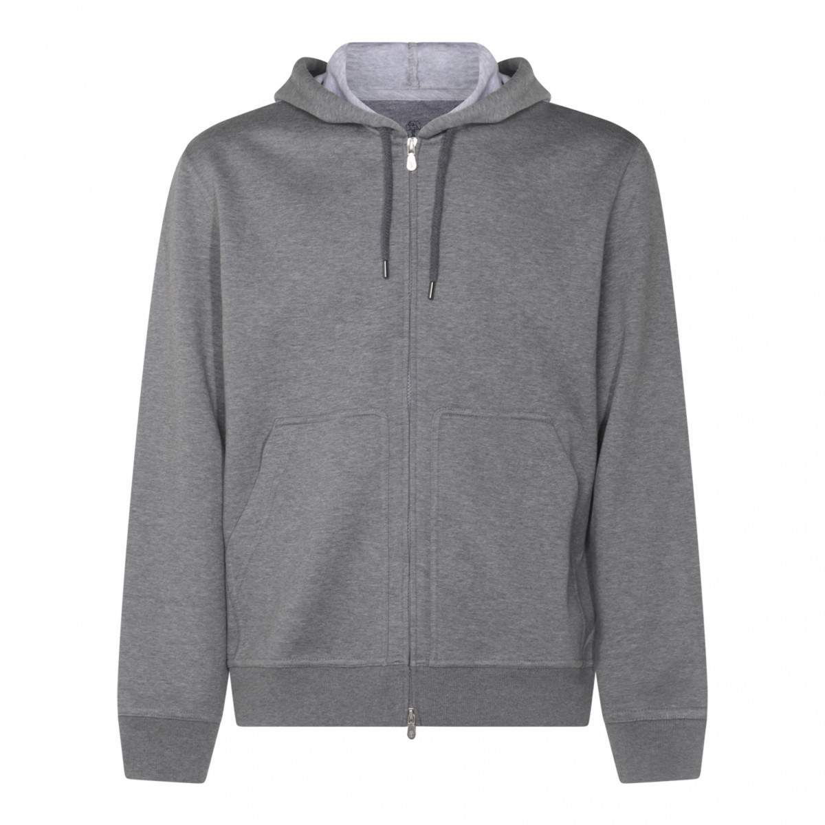 GREY COTTON SWEATSHIRT