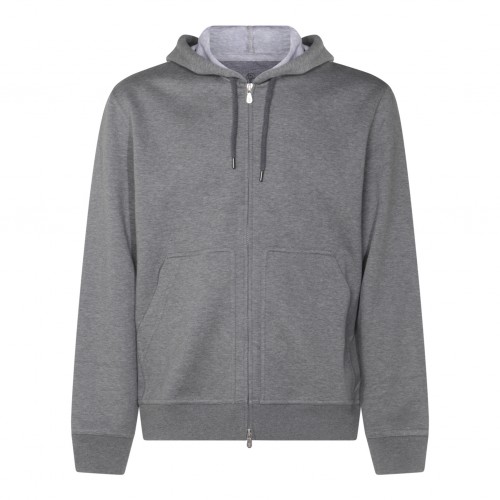 GREY COTTON SWEATSHIRT