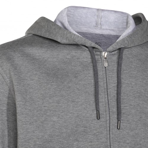 GREY COTTON SWEATSHIRT