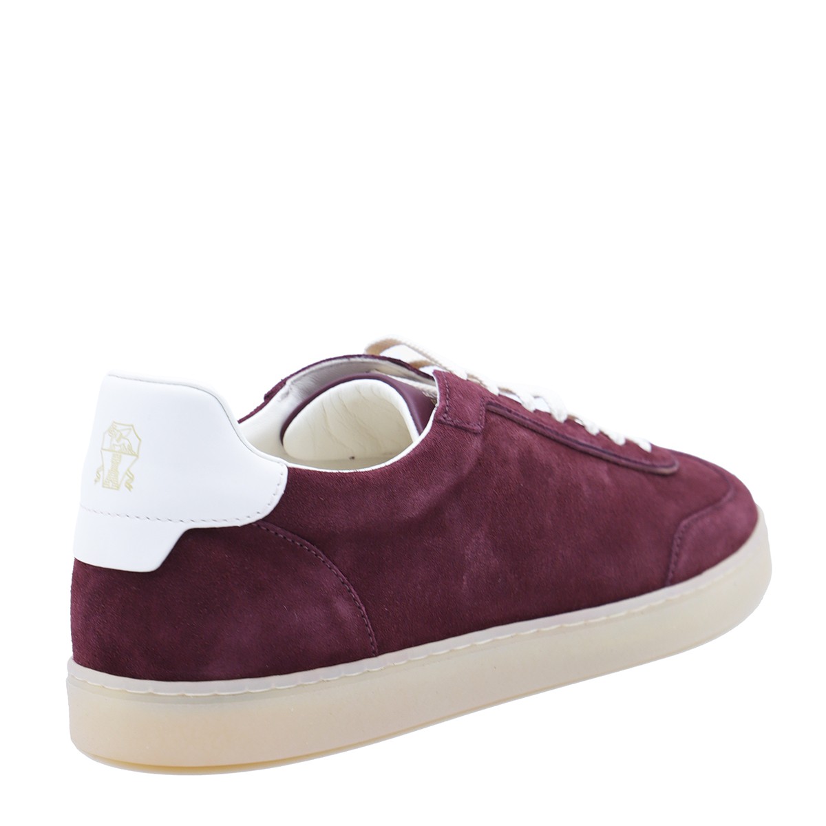 DARK RED LEATHER SNEAKERS