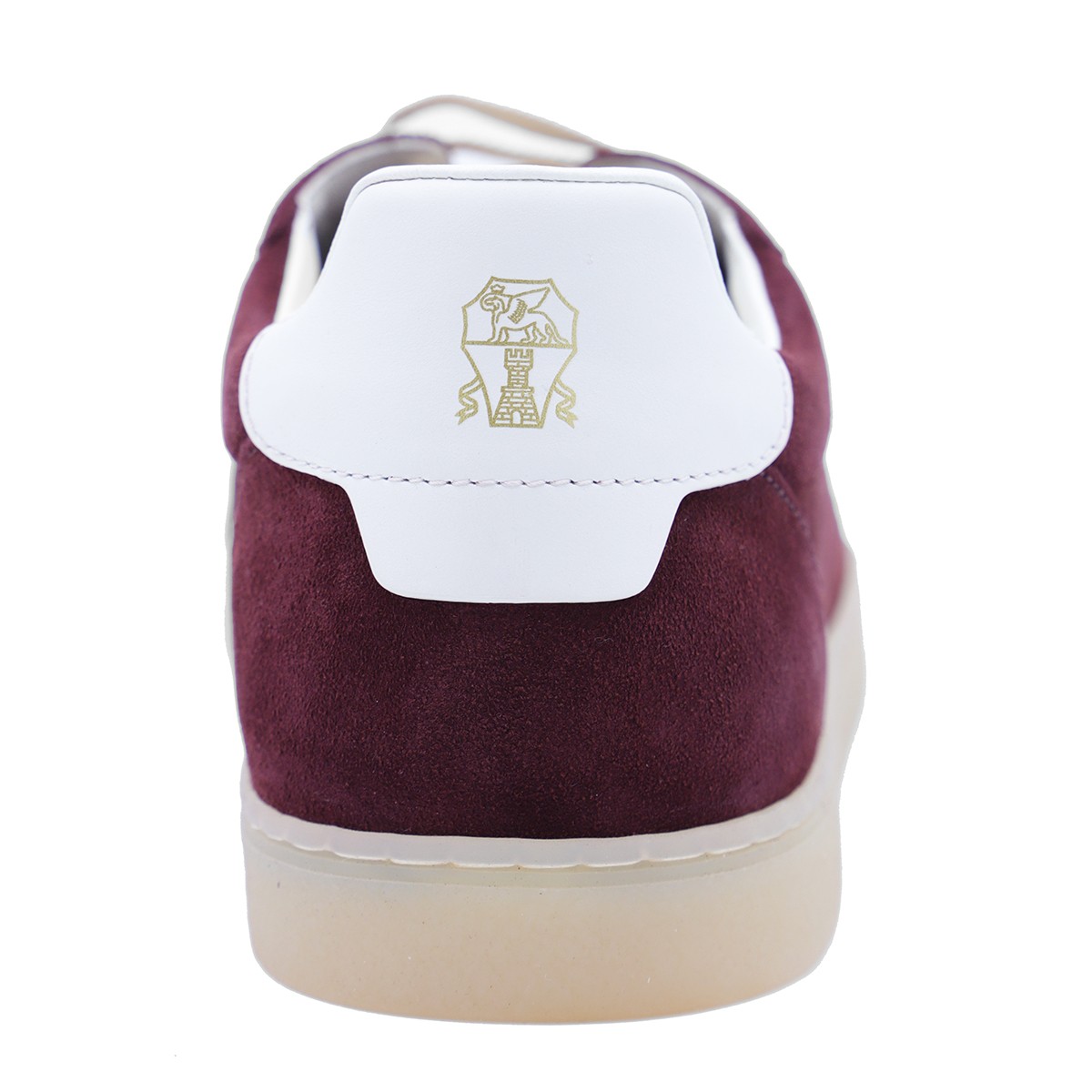 DARK RED LEATHER SNEAKERS