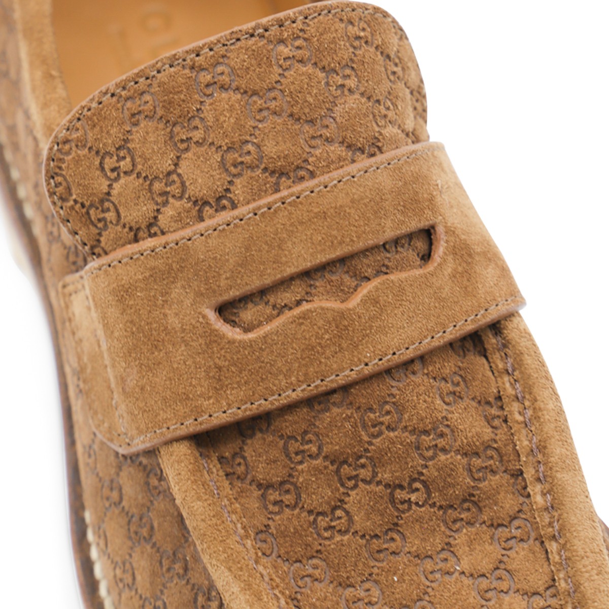 BEIGE LEATHER LOAFERS BEIGE LEATHER LOAFERS