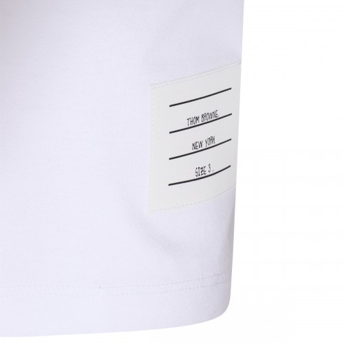 WHITE COTTON T-SHIRT