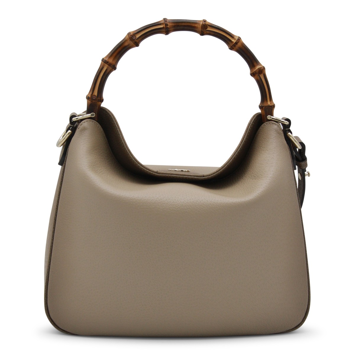 BEIGE LEATHER DIANA MEDIUM TOP HANDLE...