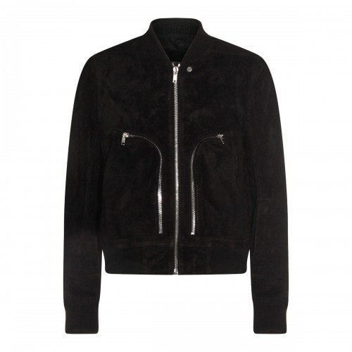 BLACK BAUHAUS FLIGHT LEATHER JACKET