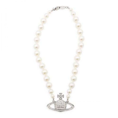 SILVER METAL NECKLACE