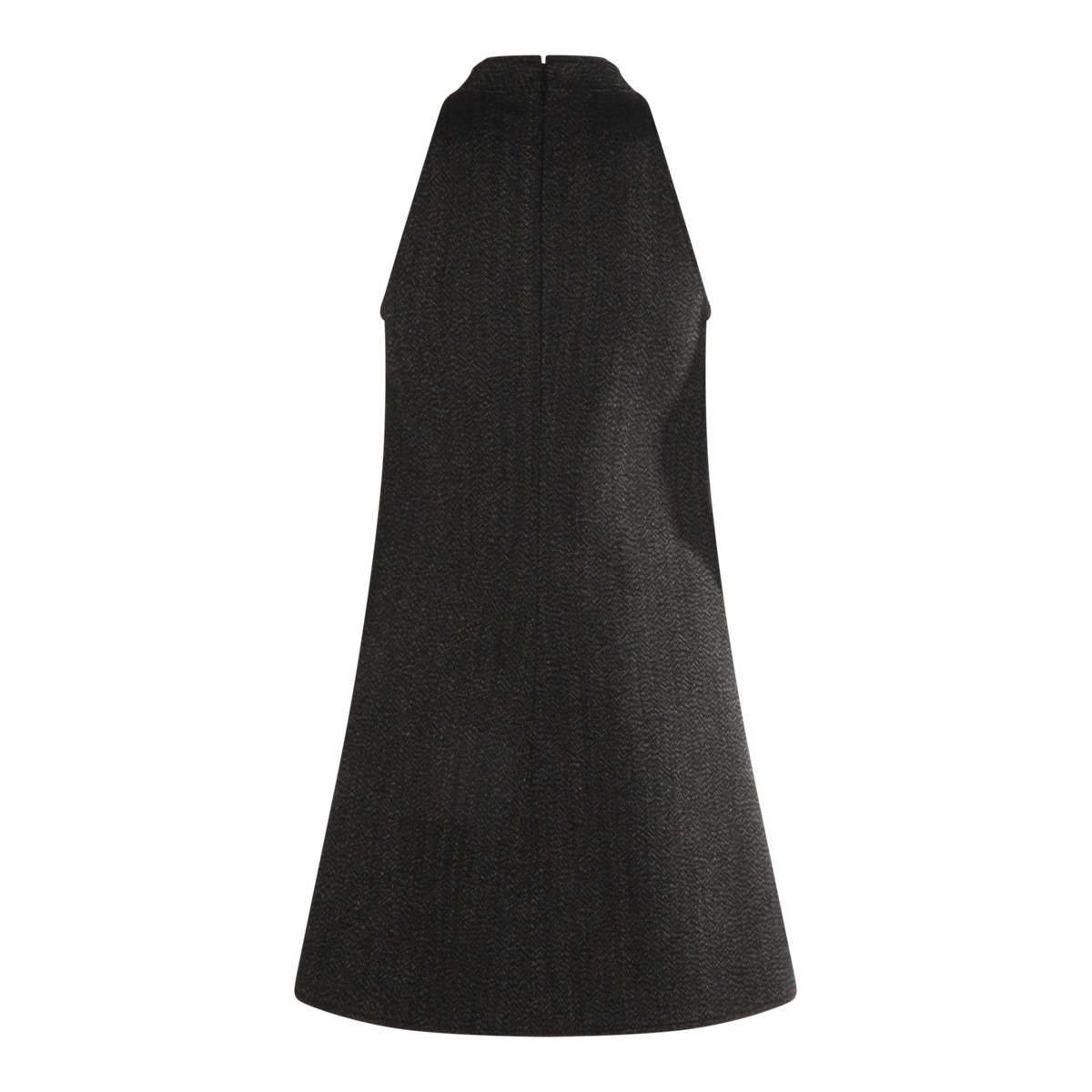 BLACK WOOL DRESS BLACK WOOL DRESS