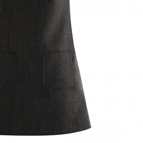BLACK WOOL DRESS