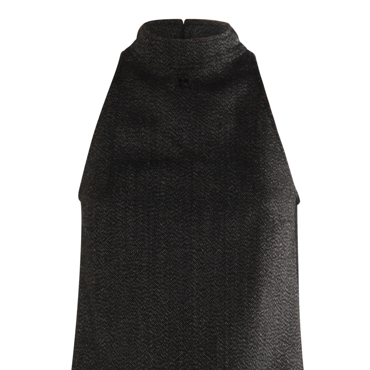 BLACK WOOL DRESS BLACK WOOL DRESS