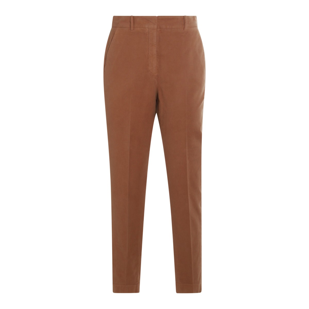 BROWN COTTON PANTS