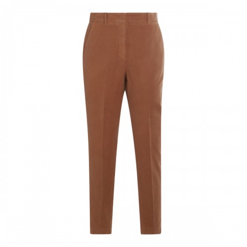 BROWN COTTON PANTS