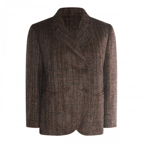 BROWN WOOL BLAZER