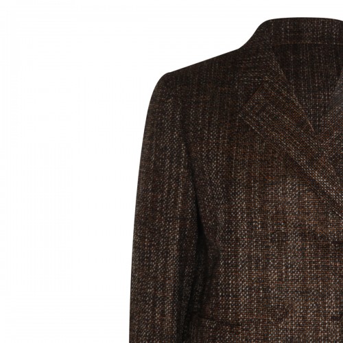 BROWN WOOL BLAZER