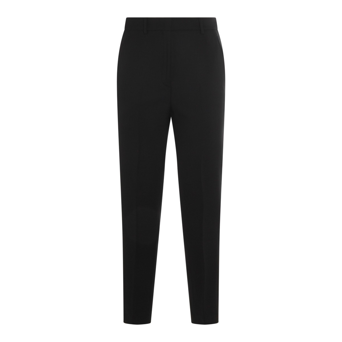 BLACK WOOL PANTS