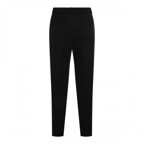 BLACK WOOL PANTS