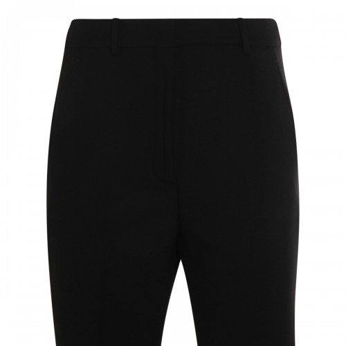 BLACK WOOL PANTS