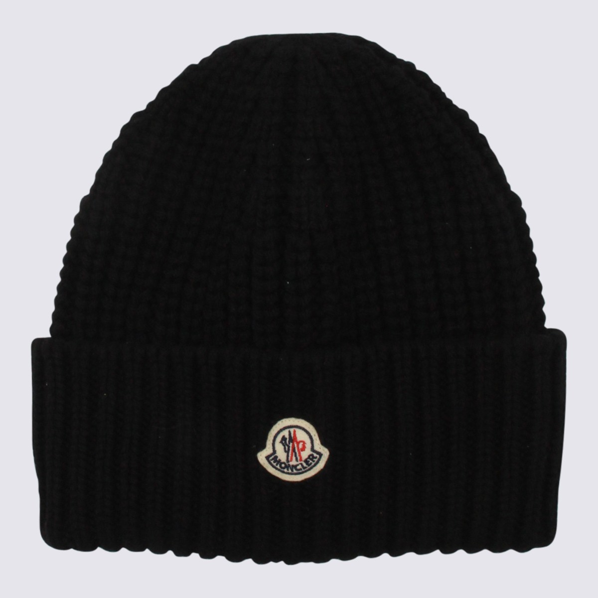 BLACK WOOL BEANIE