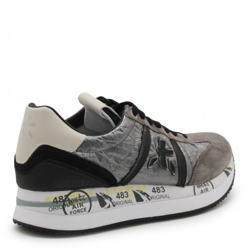 GREY LEATHER CONNY SNEAKERS