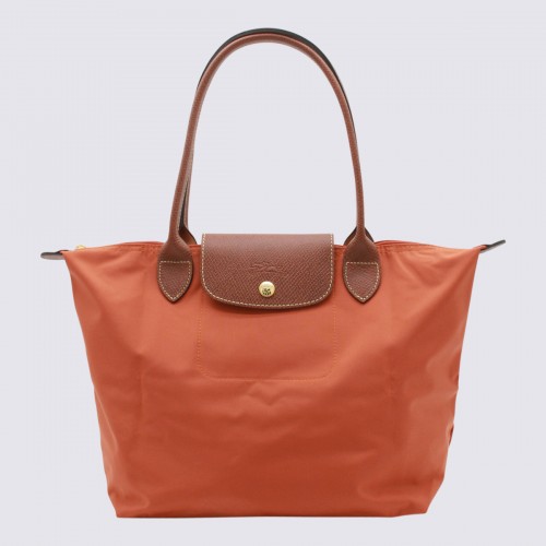 ORANGE LE PLIAGE ORIGINAL SAC CABAS M TOTE BAG