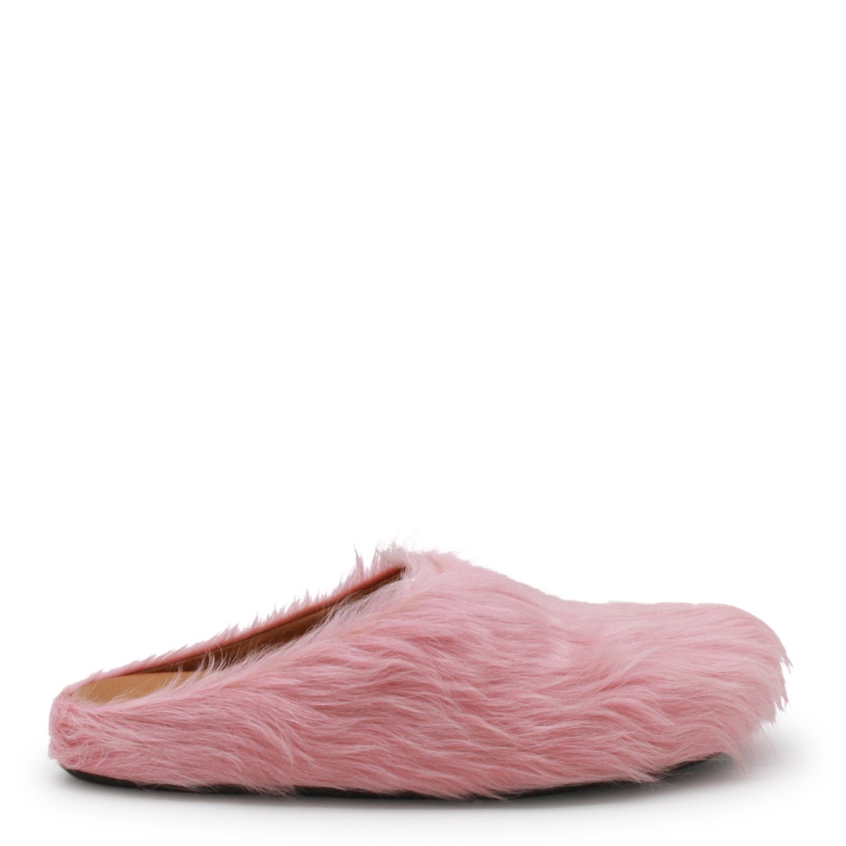 PINK LEATHER FUSSBETT FLATS