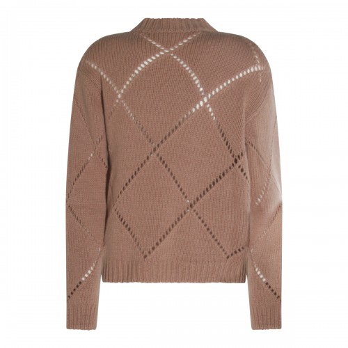 BEIGE WOOL KNITWEAR