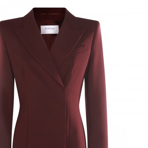 DARK RED COCCO BLAZER