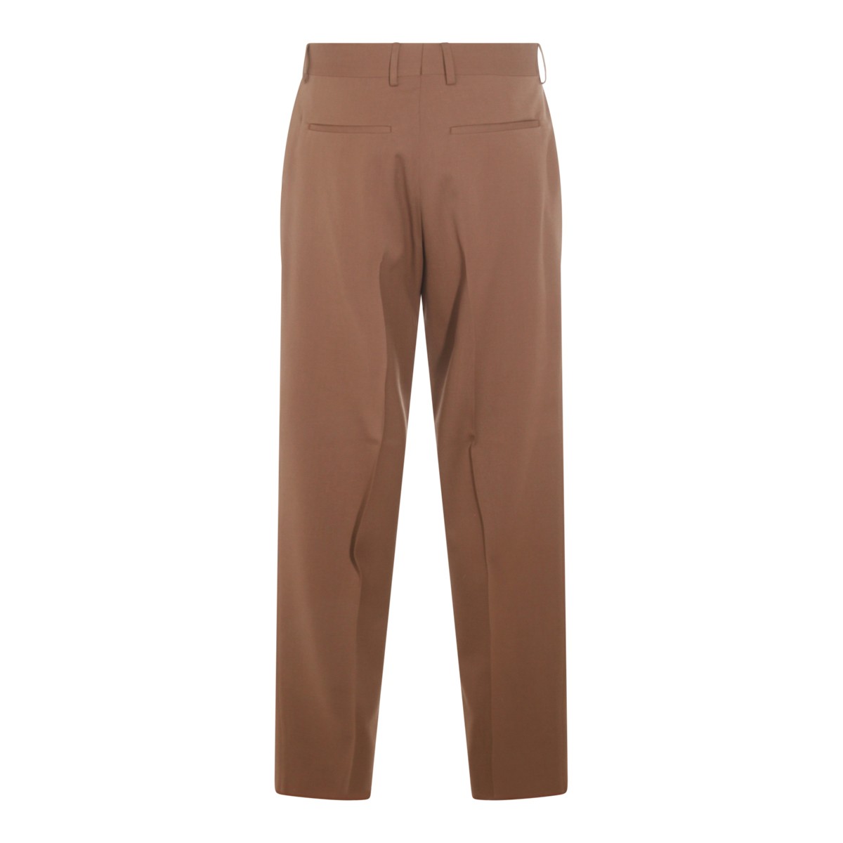 BROWN WOOL PANTS