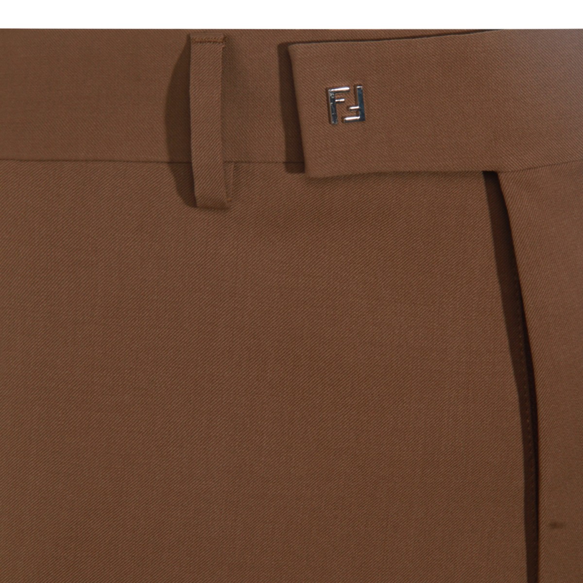 BROWN WOOL PANTS