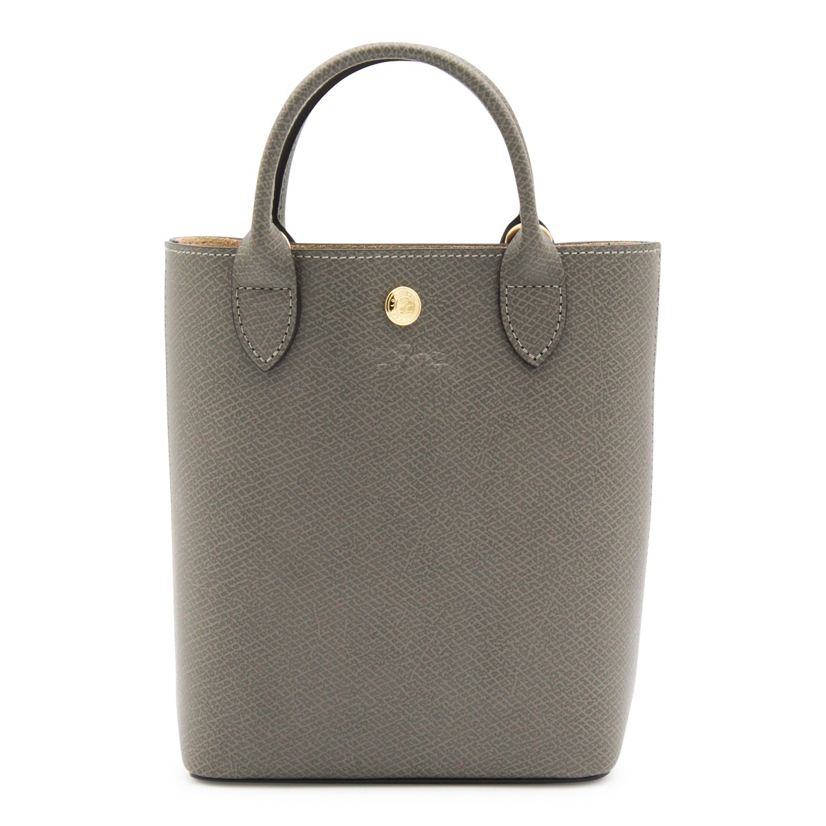 GREY LEATHER EPURE XS SATCHEL