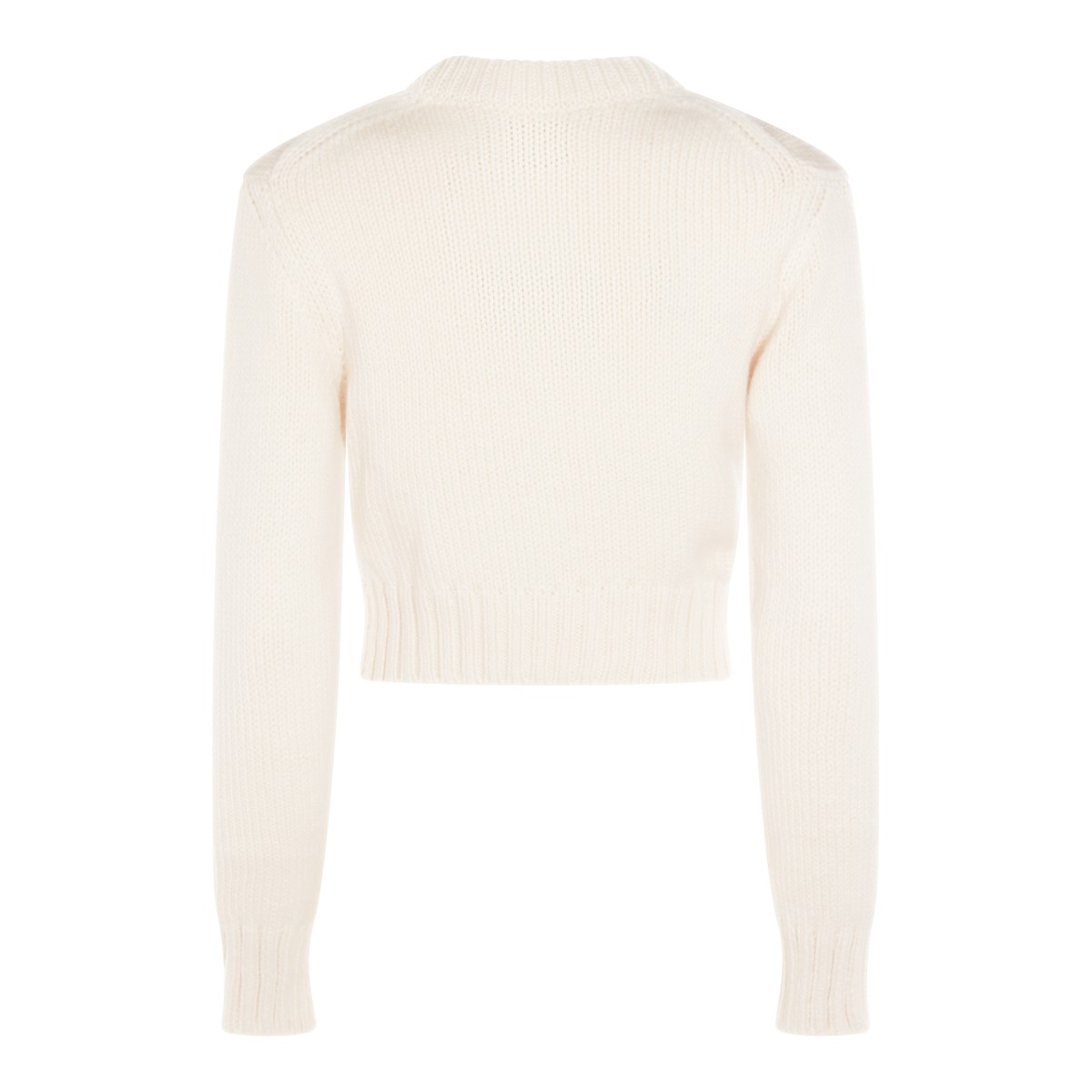 WHITE CASHMERE KNITWEAR