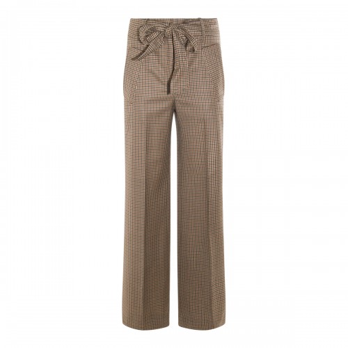BROWN WOOL PANTS