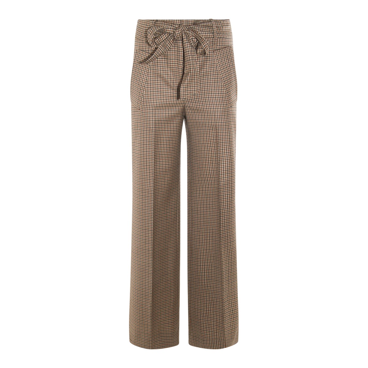 BROWN WOOL PANTS