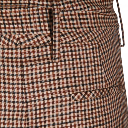 BROWN WOOL PANTS