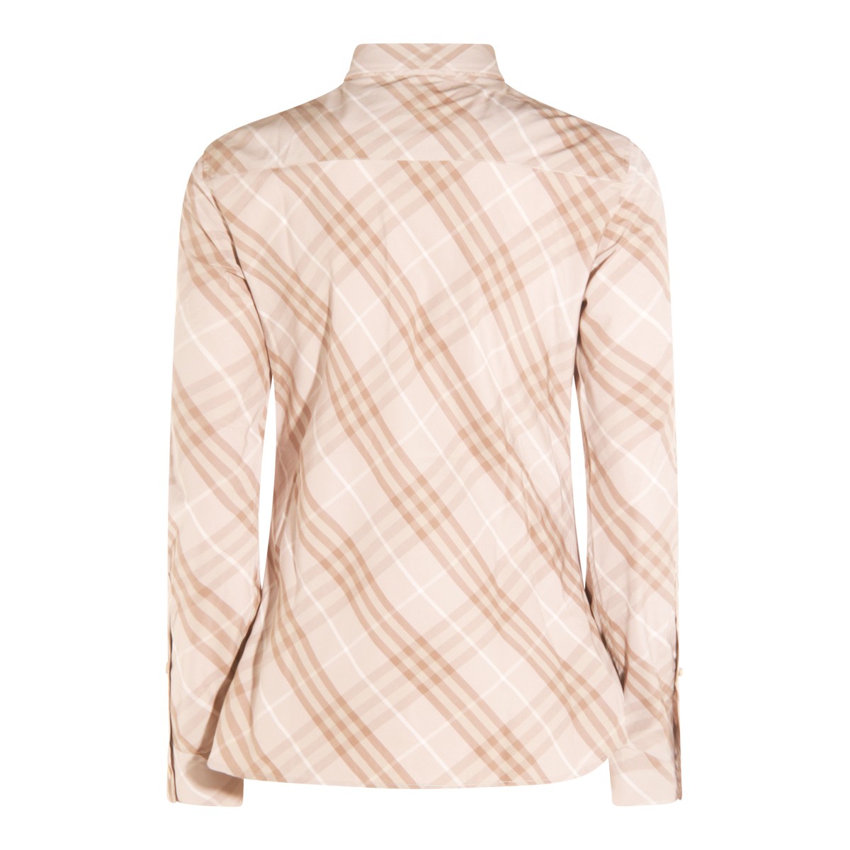 BEIGE COTTON SIMONE CHK SHIRT