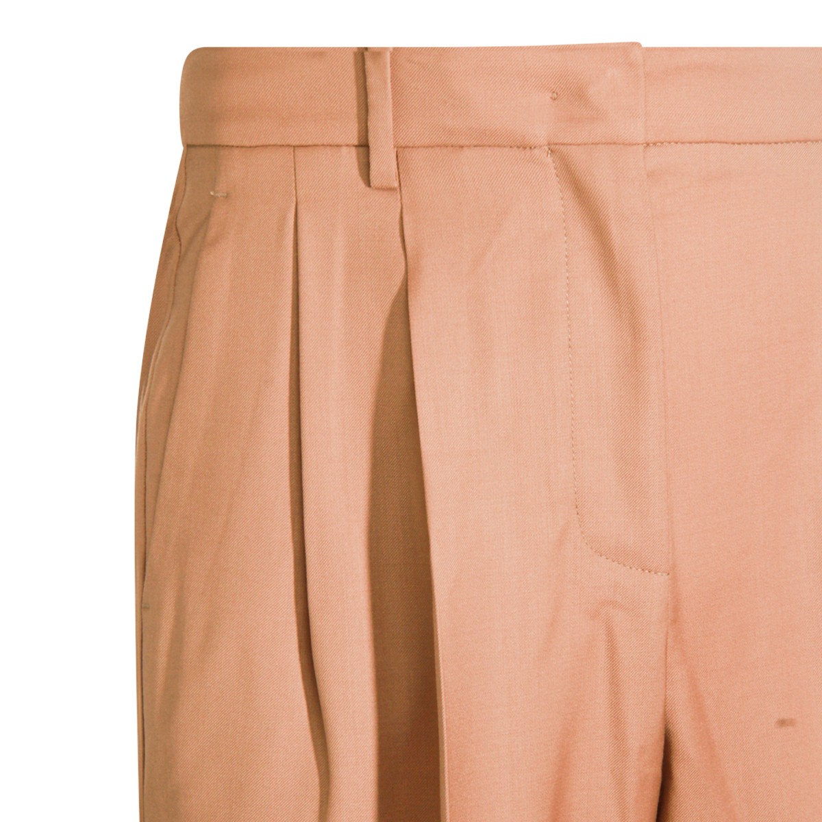 LIGHT PINK WOOL PANTS